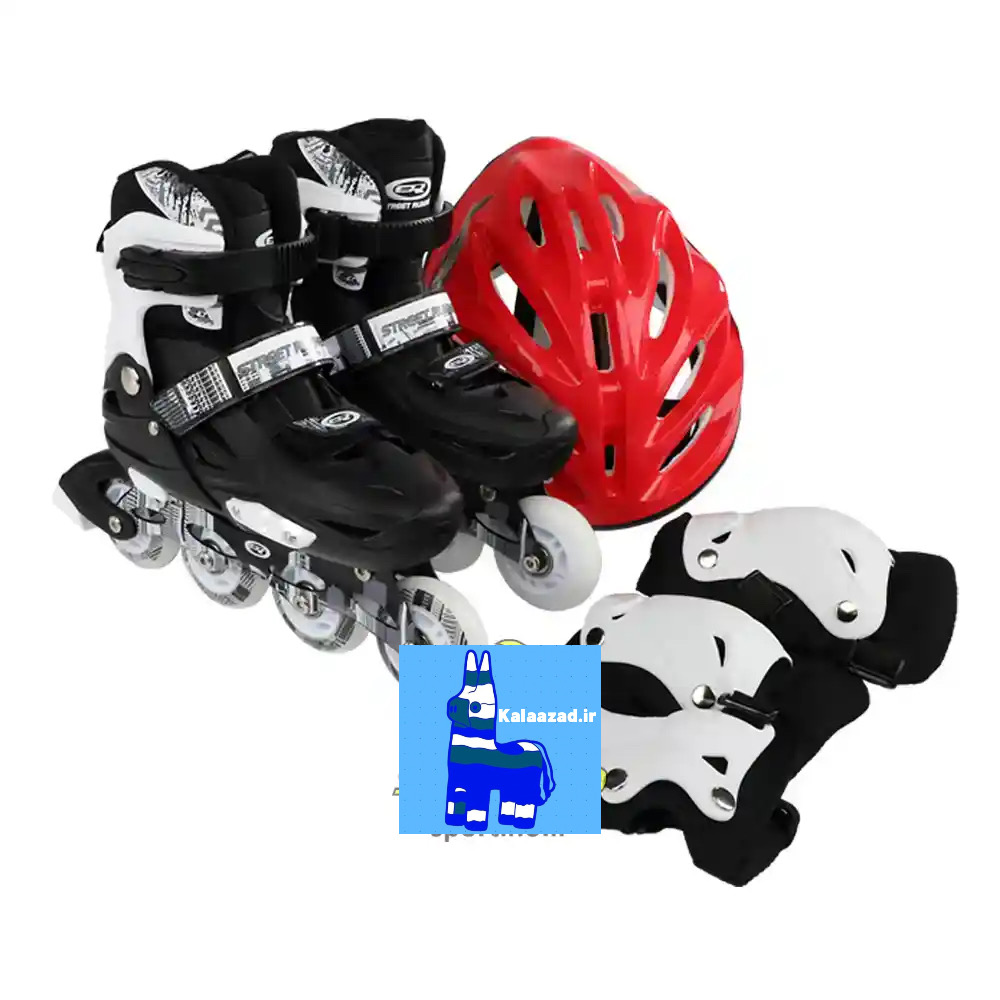 کفش اسکیت رویه هاردWbهمراه ست کامل