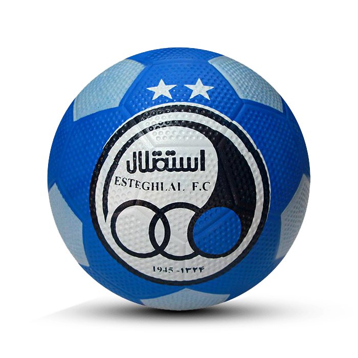 توپ فوتبال لاستیکی سایز 4 استقلال ESTEGHLAL - هزینه ارسال باصرفه