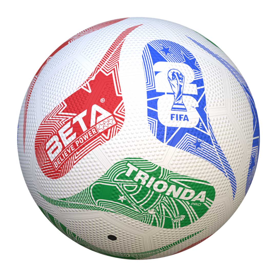 توپ فوتبال سایز 4 بتا مدل تریوندا توپ جام جهانی 2026 مناسب آسفالت 4 Trionda - هزینه ارسال باصرفه